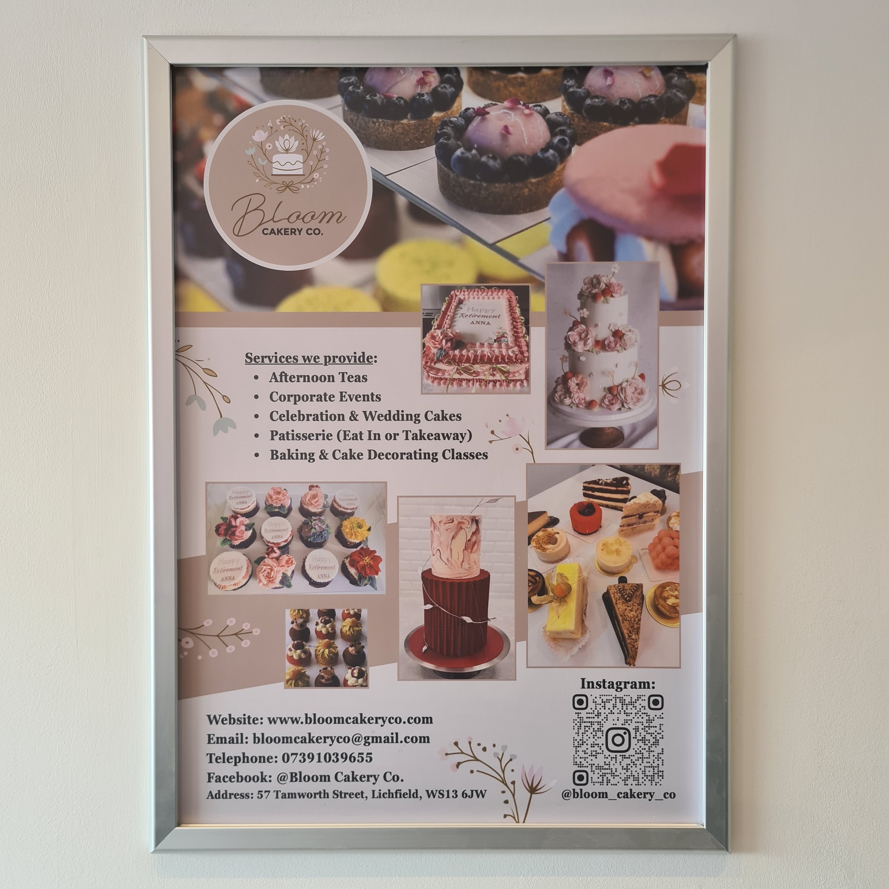 ALÈCLEE Designs - Bloom Cakery Co. Poster 1