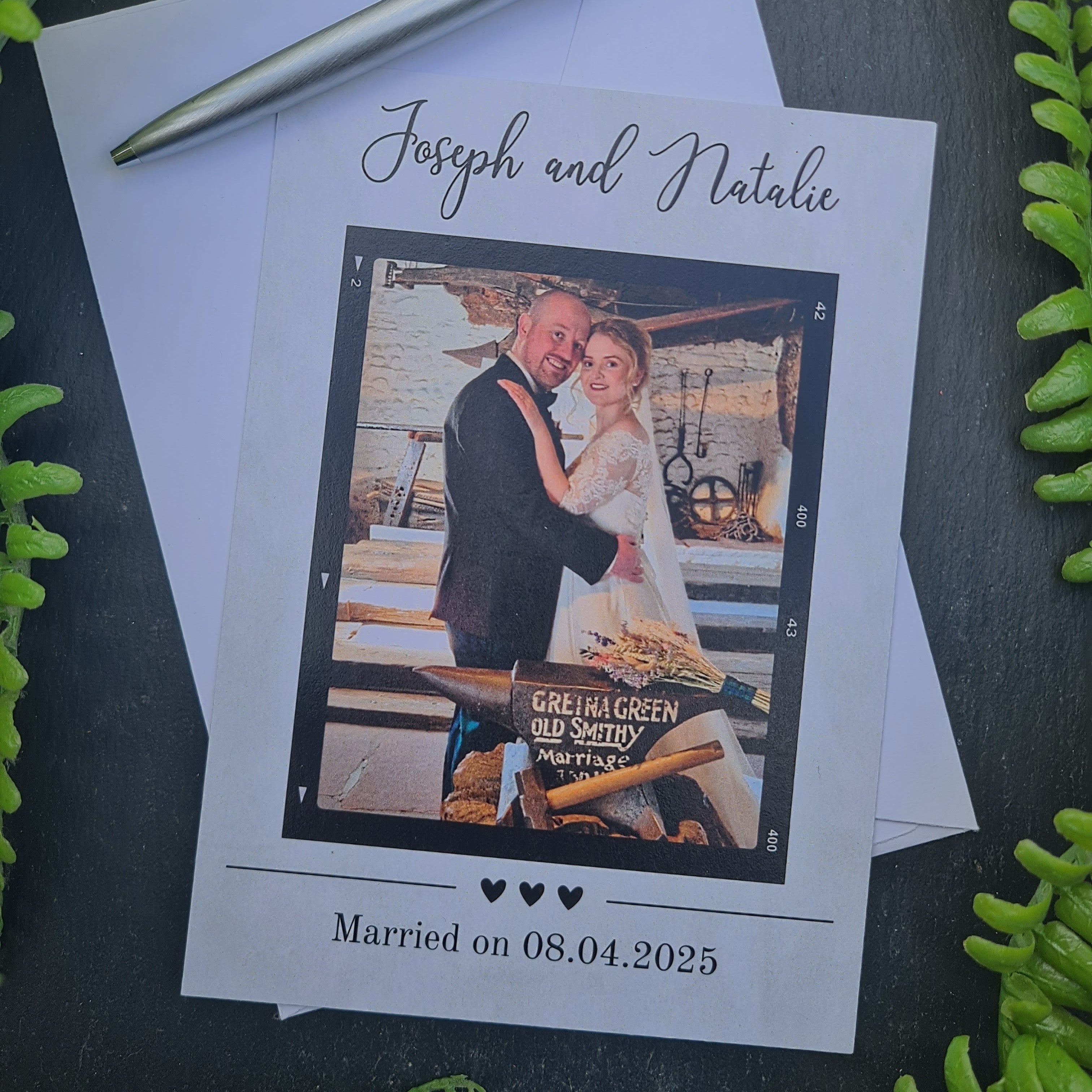 ALÈCLEE Designs - Elopement Reveal and After Party Invitation (Front)